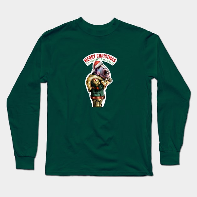 Gek Christmas Long Sleeve T-Shirt by doubleshotlatte